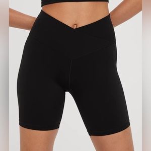 Aerie 7” Criss Cross Biker Shorts